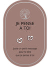 Boucles d'oreilles: Je Pense À Toi