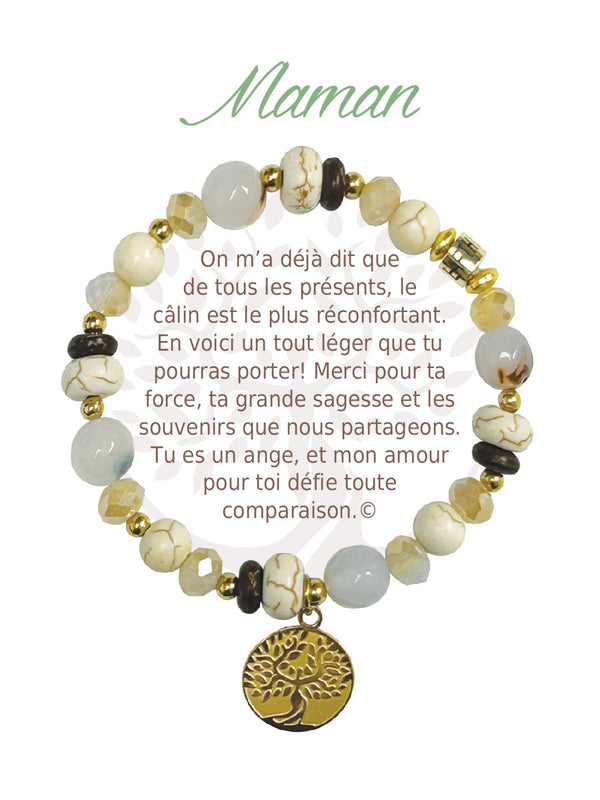 Bracelet Earth Angel Or : Maman