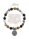 Bracelet Earth Angel Argent Foncé : Merci