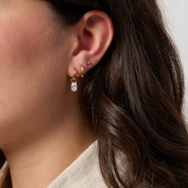 Boucles d'oreilles Windsor argent