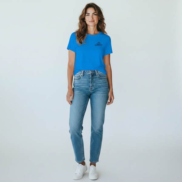 Tee-shirt bleu Saphire 