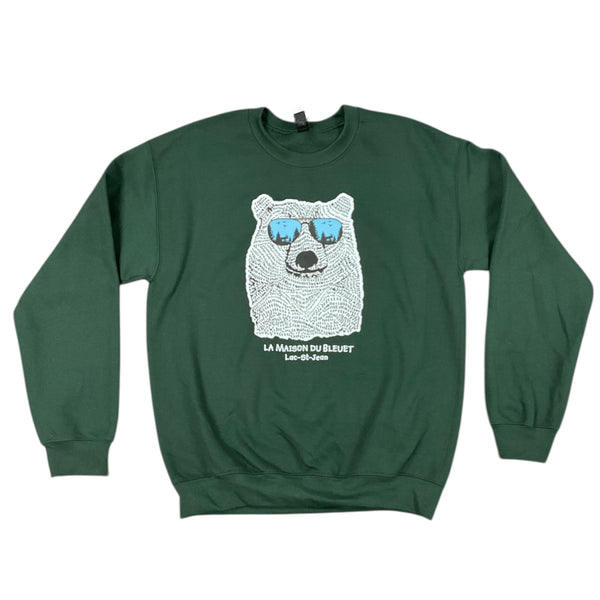 Chandail Vert Forêt avec dessin à l'avant