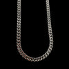 Chaîne Alpha Argent Maille Cubaine – 9 mm | 22”