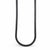 Chaîne Alpha Noire 'Gun Black' Maille Cubaine – 8 mm | 22"