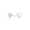 Boucles d'oreilles Fixes Coeur
