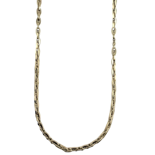 La Maison du Bleuet Intégrité gold 14K PVD stainless steel Figaro chain necklace with a 4mm fine link design