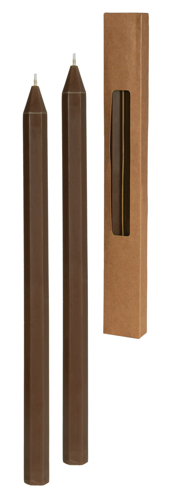 Ensemble de 2 chandelles éfillée 33cm