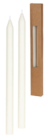 Ensemble de 2 chandelles éfillée 33cm
