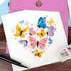 Carte de vœux papillon cœur en quilling