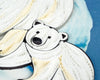Carte de vœux ours polaires en quilling