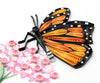 Carte de vœux papillon monarque en quilling