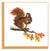 Carte de vœux écureuil en papier roulé