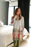 Robe Péribonka Roses Trémières