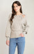 TIE NECK SWEATER TOP