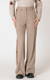 Pantalon en maille à jambes larges