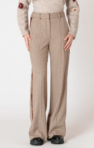 Pantalon en maille à jambes larges