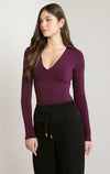 V-NECK BODYSUIT
