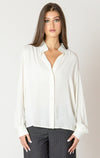 Blouse décontractée à boutons devant