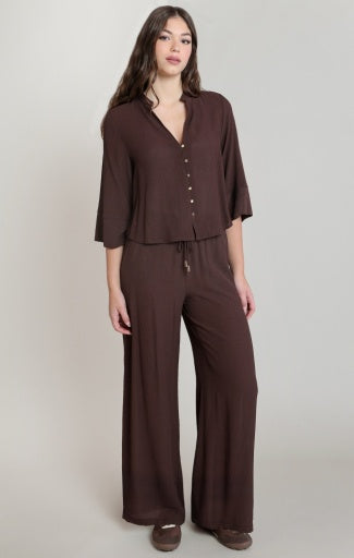 FLOWY WIDE LEG PANT