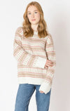 Pull à motifs oversize