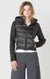 Doudoune en tissu mixte