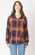 Chemise à carreaux texturée