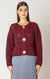 cardigan en grosses mailles