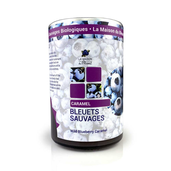 Caramel de bleuets sauvages du Lac-Saint-Jean, La Maison du Bleuet, 314ml