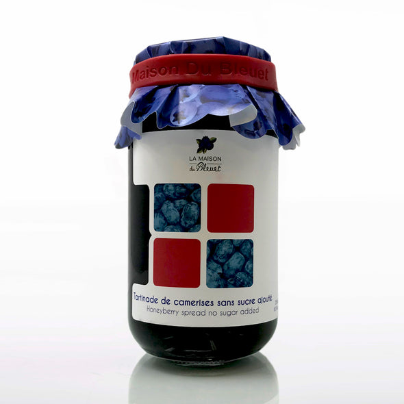 Tartinade de bleuets sans sucre ajoute  de La Maison du Bleuet de Saint-Félicien format 250ml