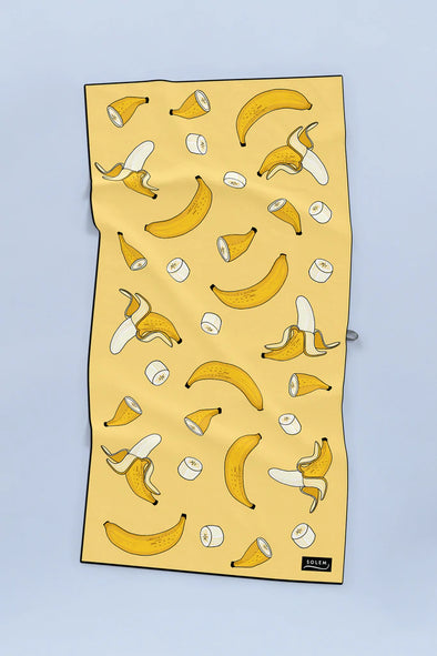 Serviette '' Les bananes en folie'' | Solem | La maison du bleuet