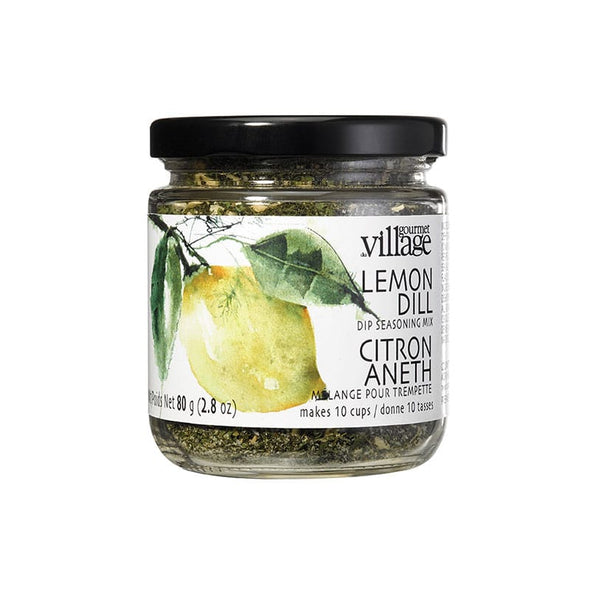 Mélange pour trempette - Citron Aneth | Gourmet Village | La Maison du Bleuet