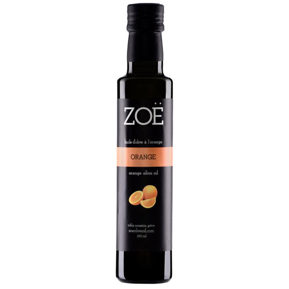 Huile d'olive infusée à l'orange 250 ml | Zoé | La Maison du Bleuet