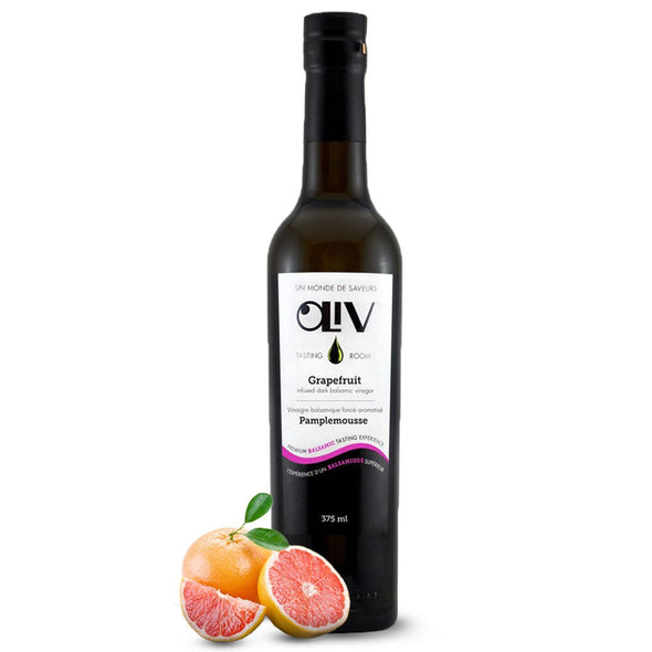 Vinaigre balsamique blanc - Pamplemousse | Oliv | La Maison du Bleuet