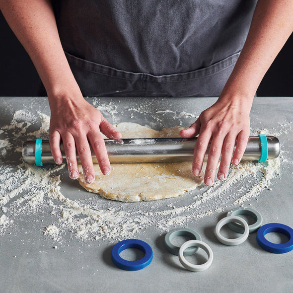  Rouleau à pâtisserie ajustable en acier inoxydable Ricardo La Maison du Bleuet